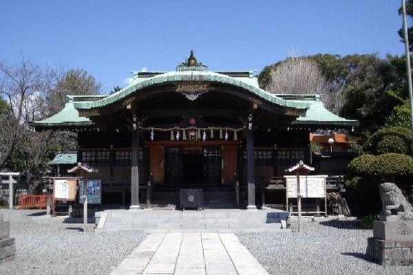 日枝神社の本堂